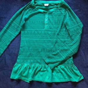 Green Kids circo L/G 10-12 Shirt